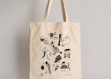 Tote bag "10 Birds"