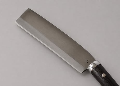 鞘付腰鉈 7寸 （21cm） 両刃　磨き
