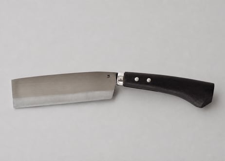 鞘付腰鉈 6寸 （18cm） 両刃　磨き