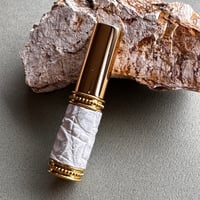 【ポスト便】　クロコダイル革巻き　4ML メタルアトマイザー　ゴールド　PGDWH 01　日本製【メンズ　白　香水　フレグランス　人気　アロマ　ギフト　ワニ革】