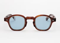 Gaspard / E81 - Silver/ light blue lenses (Asian fit)