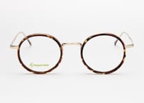 PALOMA E20 / Brown Tortoise - Pale gold （Optical /インナーリム Asian Fit）