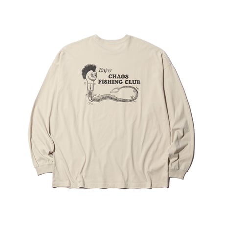 Wormkun T-Shirt L/S LIGHT GRAY