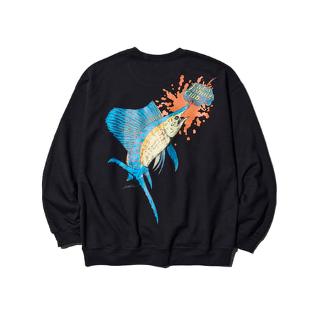 Swordfish Crew Neck L/S BLACK