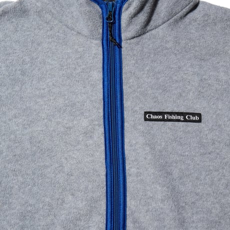 Fake Layered Fleece Jacket BLACK