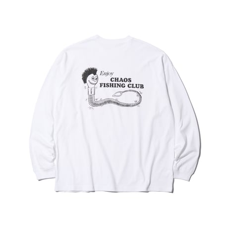 Wormkun T-Shirt L/S WHITE