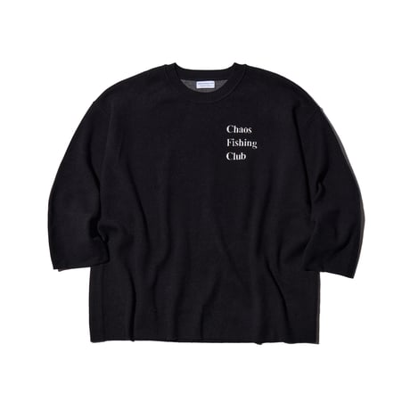 Logo Knit Sweater BLACK