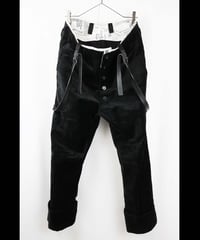 NU-1947  Cropped Pants With Suspenders