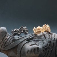 トゲトゲ蛇縄文土器イヤカフ