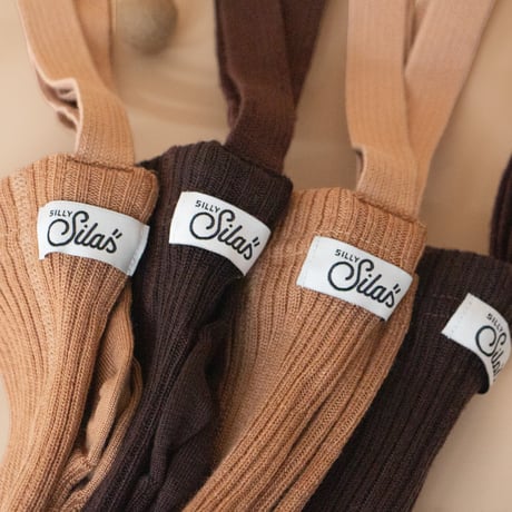 SILLY Silas Wooly Warmy Footless Collection_Espresso Brown