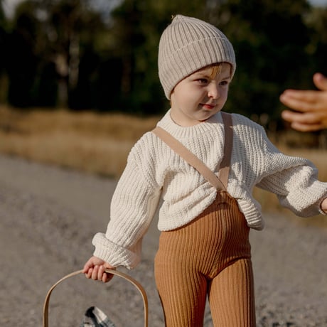 SILLY Silas Wooly Warmy Footless Collection_Cappuccino