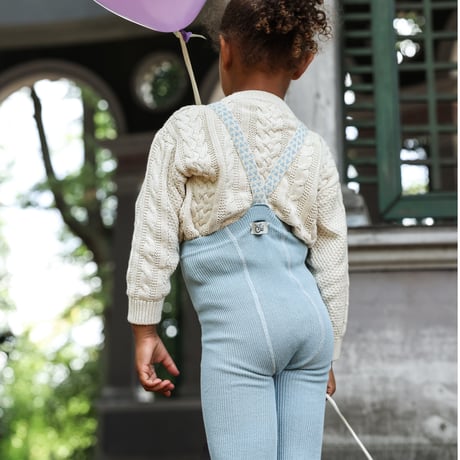 SILLY Silas Footless Collection_Misty Blue Patterned