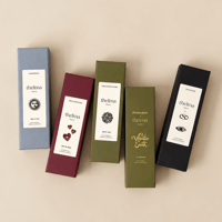 Thelma Paris_Incense boxes (DÉCLARATION,INTUITION,HARMONIE,WINTER EARTH,CONTEMPLATION)