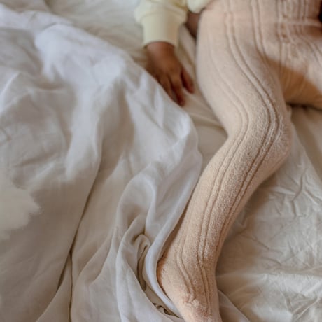 SILLY Silas Granny Teddy Warmy Tights Collection_Silky Peach