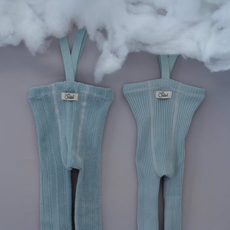 SILLY Silas Hippy Footless Collection_Misty Blue