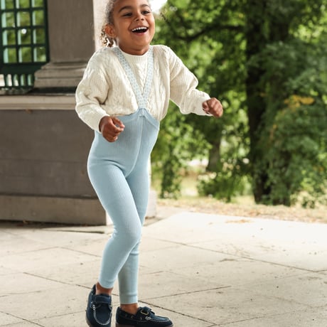 SILLY Silas Footless Collection_Misty Blue Patterned