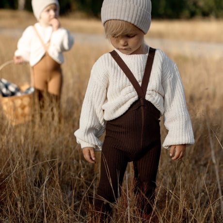 SILLY Silas Wooly Warmy Footless Collection_Espresso Brown