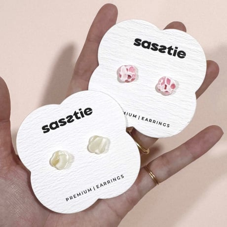 sasstie_Earrings (Core Pearl,Core Berry)