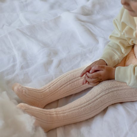 SILLY Silas Granny Teddy Warmy Tights Collection_Silky Peach