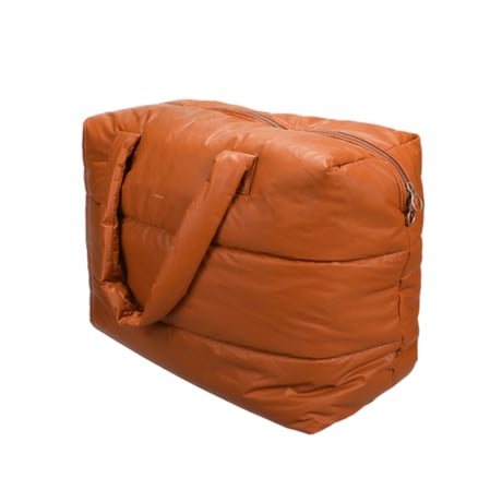 Tinne+Mia_Camill big puffy weekend bag (black,adobe)