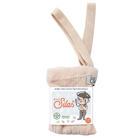 SILLY Silas Granny Teddy Warmy Tights Collection_Silky Peach