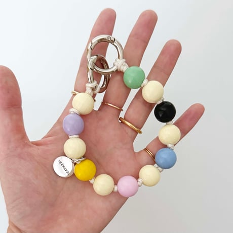 UPBEADS MINI (22cm)_SPECIAL WOODY/LAVENDER/CREAM LEMON/ICE BLUE/OHPALIA
