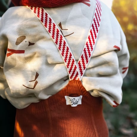 SILLY Silas Footless Collection_Cinnamon Christmas Patterned