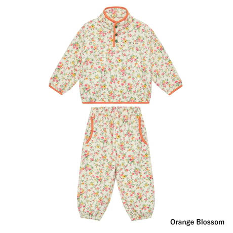 PETiT STELLA_Fleece Set (Orange Blossom,Green Floral,Black Floral) / 3-4,4-5,5-6years