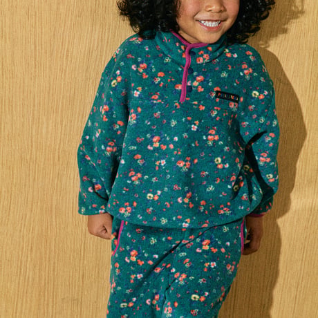 PETiT STELLA_Fleece Set (Orange Blossom,Green Floral,Black Floral) / 3-4,4-5,5-6years