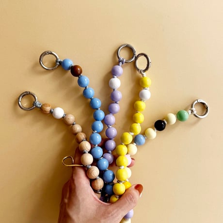 UPBEADS MINI (22cm)_SPECIAL WOODY/LAVENDER/CREAM LEMON/ICE BLUE/OHPALIA