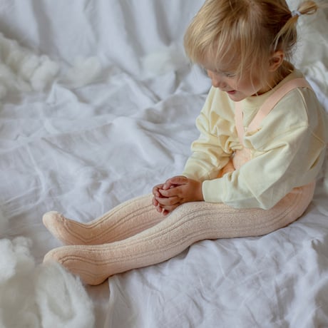 SILLY Silas Granny Teddy Warmy Tights Collection_Silky Peach