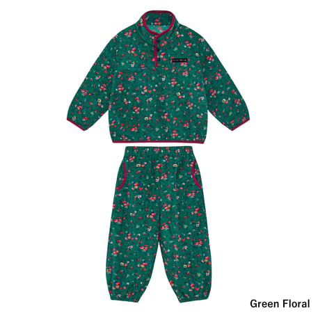 PETiT STELLA_Fleece Set (Orange Blossom,Green Floral,Black Floral) / 3-4,4-5,5-6years