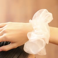 P.H.M Studio_Hiraki Scrunchie (Black,Ivory,Orange,Blue)