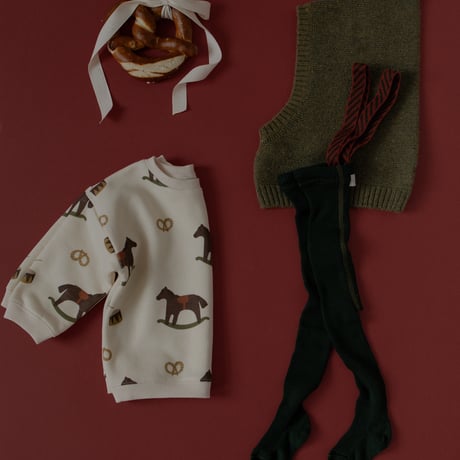 SILLY Silas_Dark Forest Green Christmas Patterned