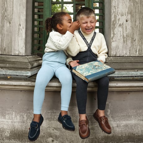 SILLY Silas Footless Collection_Misty Blue Patterned