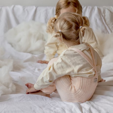 SILLY Silas Granny Teddy Warmy Footless Collection_Silky Peach