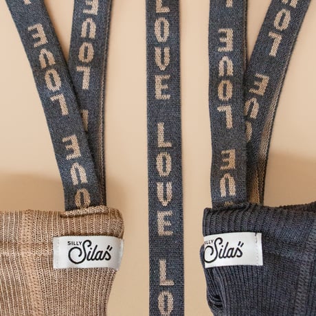 SILLY Silas Footless Collection_Dark Grey Patterned