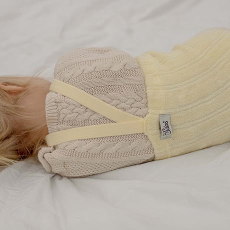 SILLY Silas Granny Teddy Warmy Footless Collection_Lemon Icing