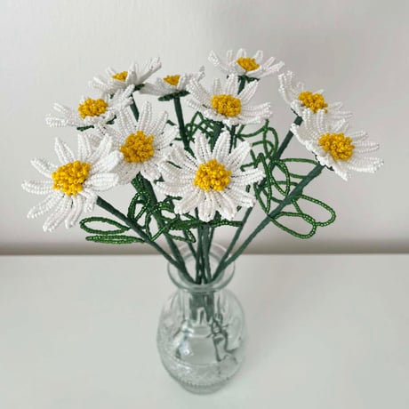 La Fleur Perlélite_Beads Flower (Forget me not,Lilac Forget me not,Daisy)