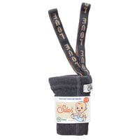 SILLY Silas Footless Collection_Dark Grey Patterned
