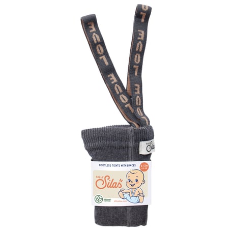 SILLY Silas Footless Collection_Dark Grey Patterned