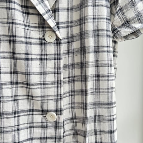 Hand Woven Jacket Dress (Jharna Gingham)