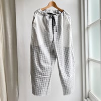 100s Gingham Lining Pant