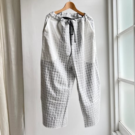 100s Gingham Lining Pant