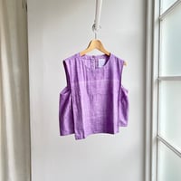 Woven Sleeveless Top (Purple)
