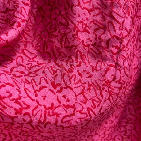 Bamboo Silk Printed Bowler Shirts (Pink / 2sizes)