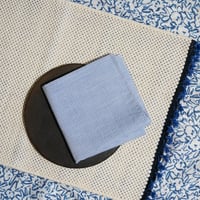 #100 Khadi Stripe Bandana (Blue)
