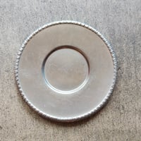 チェコの広めなリムのメタルコースター