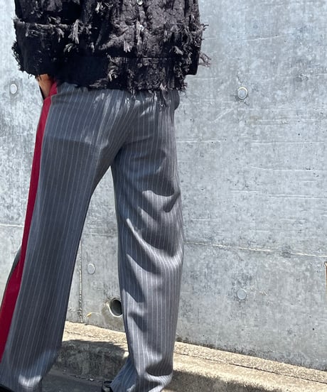 stripe line pants