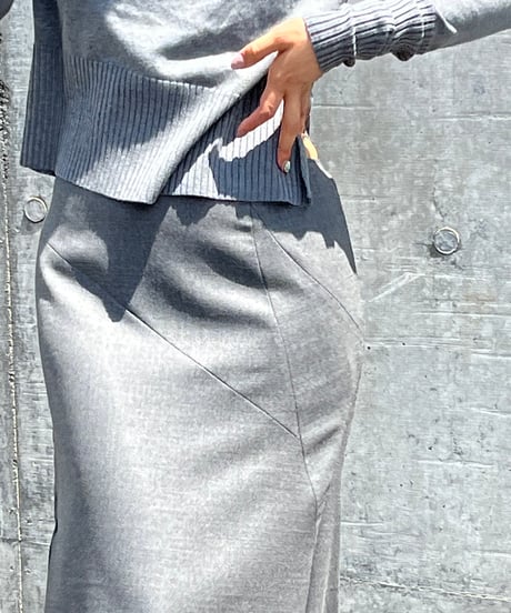 balloon long skirt